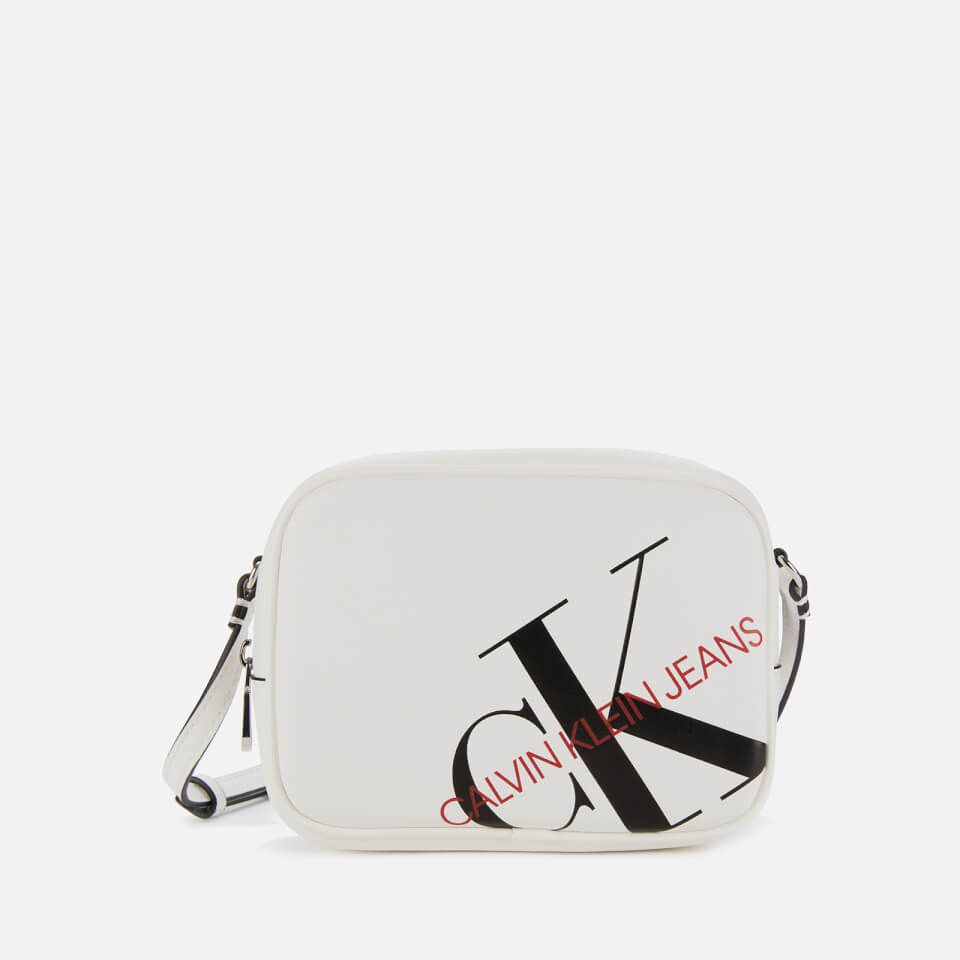 Calvin Klein Jeans Women's Logo Camera Bag - Bright White