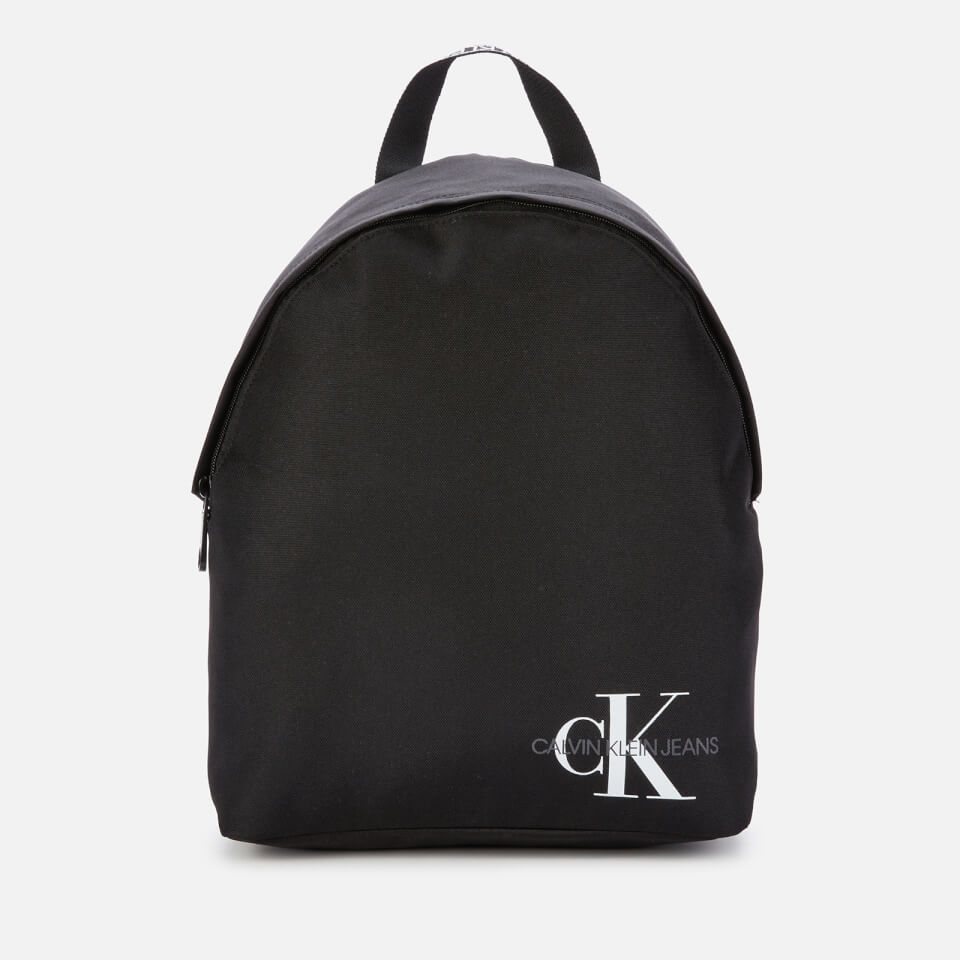 Calvin Klein Jeans Women's Nylon Logo Backpack - Black