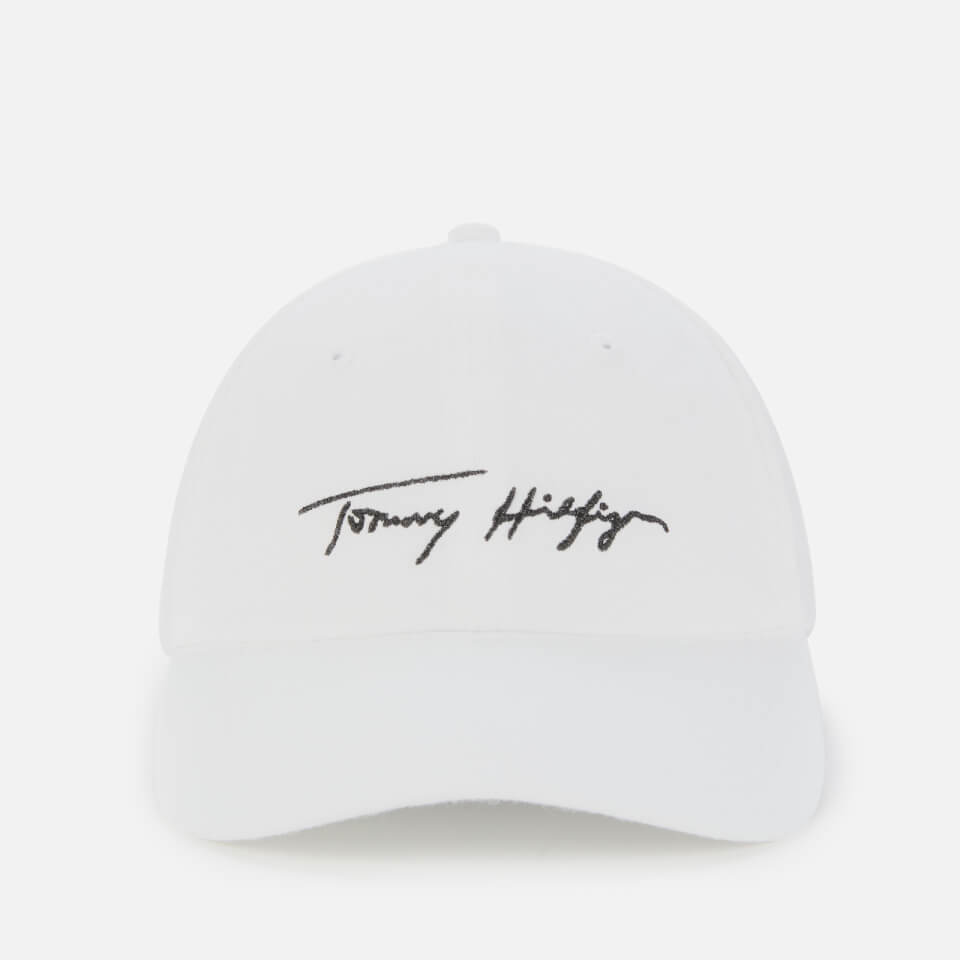 Tommy Hilfiger Women's Tommy Signature Cap - Bright White