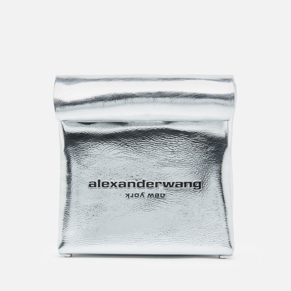 Alexander Wang Women's Lunch Clutch - Metallic Silver