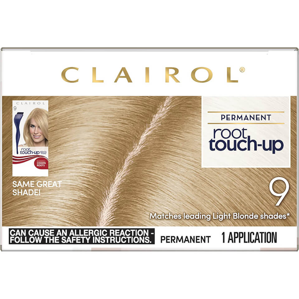 Clairol Root Touch-Up Permanent Hair Dye Long-lasting Intensifying Colour with Full Coverage - 9 Light Blonde