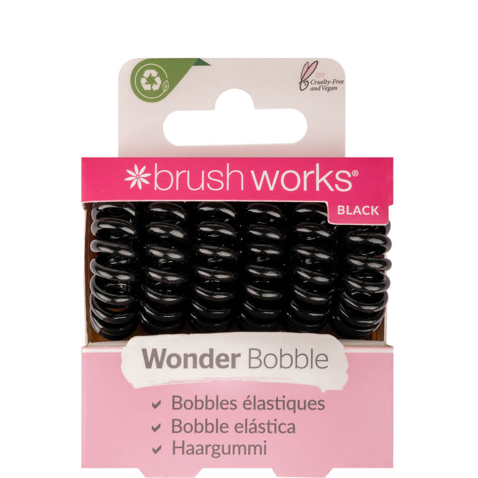 brushworks Wonder Bobble - Black (Pack of 6)