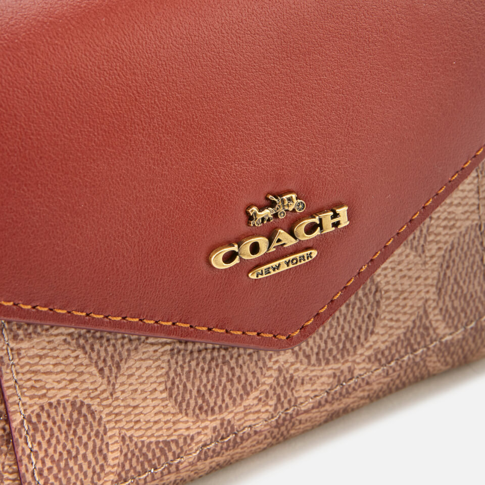 Coach Women's Signature Small Wallet - Tan Rust