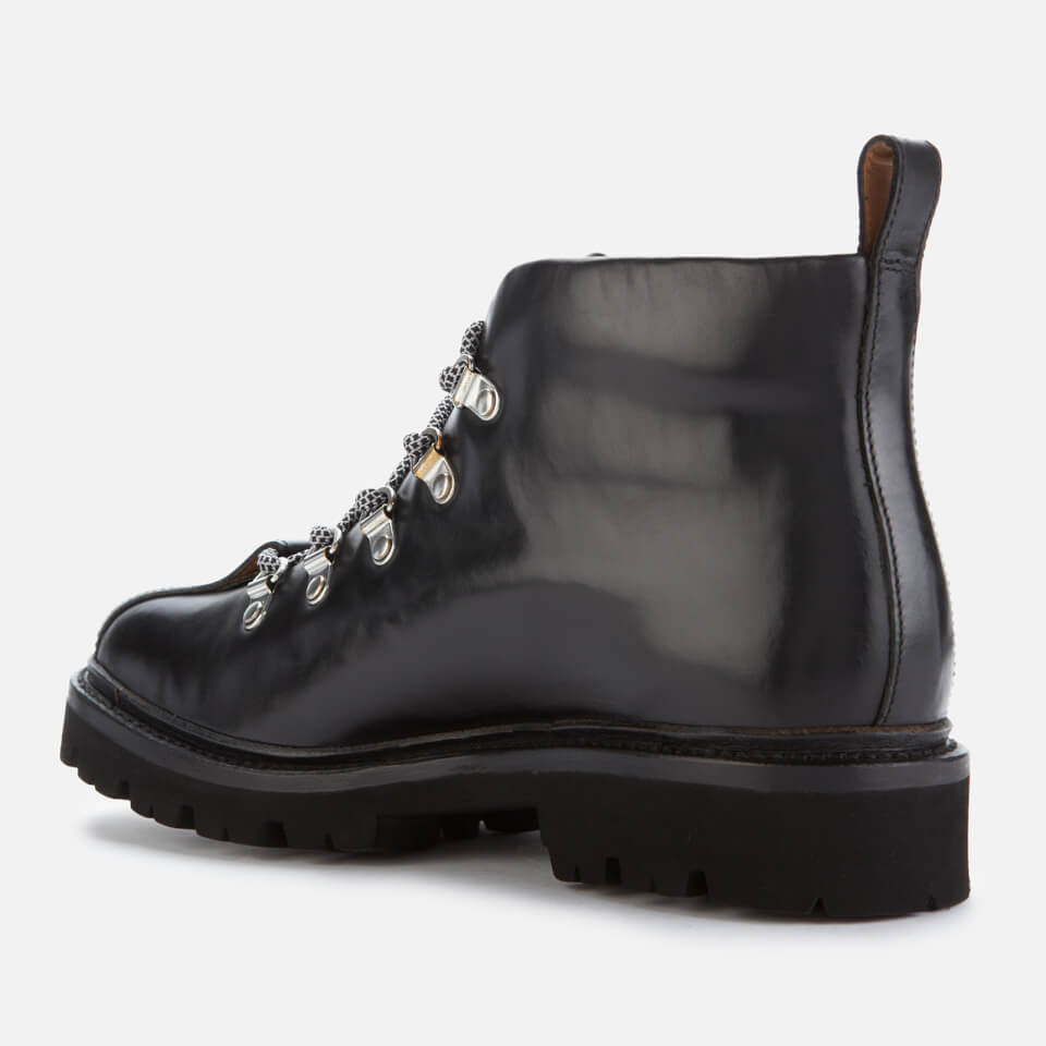 Grenson Women's Bridget Leather Hiking Style Boots - Black