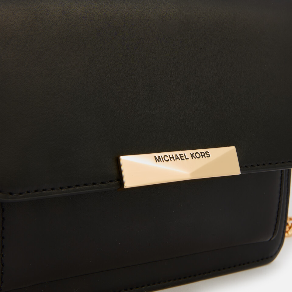MICHAEL Michael Kors Women's Jade Gusset Cross Body Bag - Black