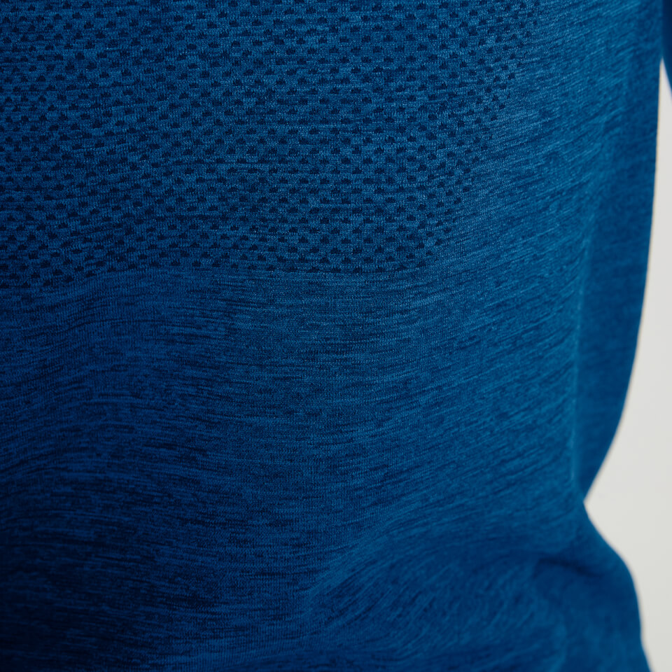 MP Men's Essential Short Sleeve Seamless T-Shirt - Pilot Blue Marl