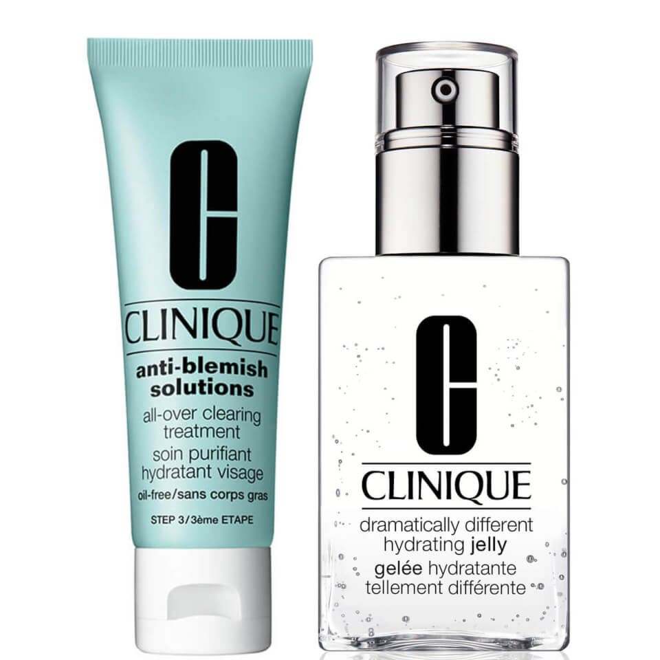 Clinique Clearing Treatment and Hydrating Jelly Bundle