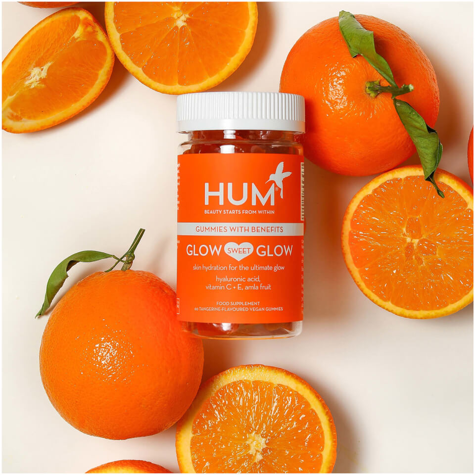HUM Nutrition Glow Sweet Glow Radiant Skin Supplement (60 Vegan Gummies, 30 Days)