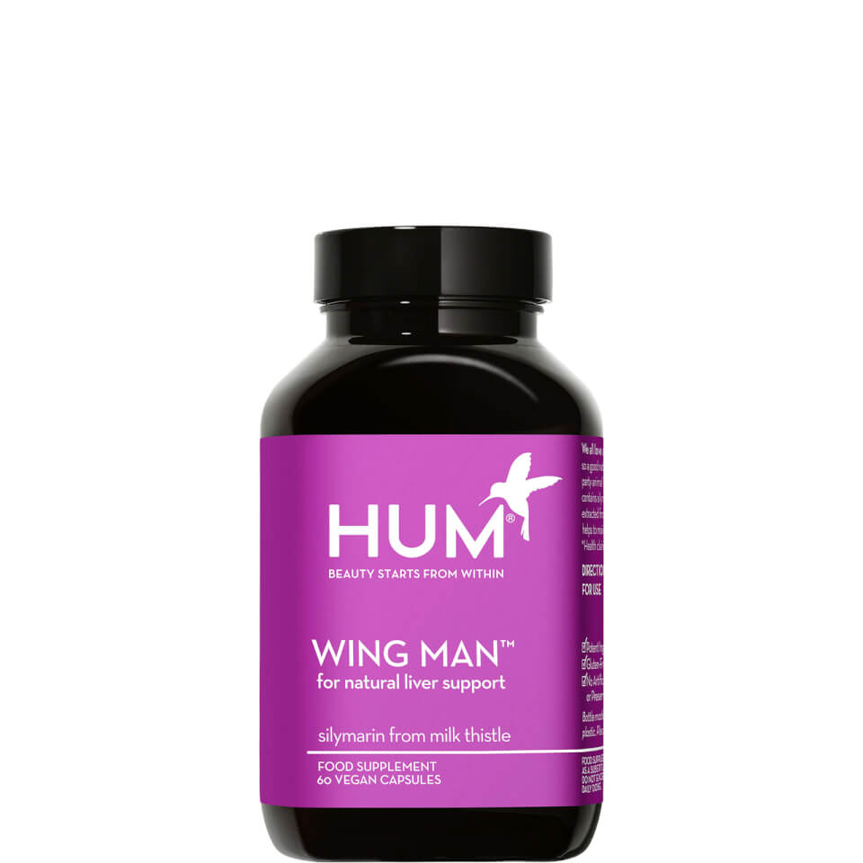 HUM Nutrition Wing Man Liver Detox Supplement (60 Vegan Capsules, 30 Days)