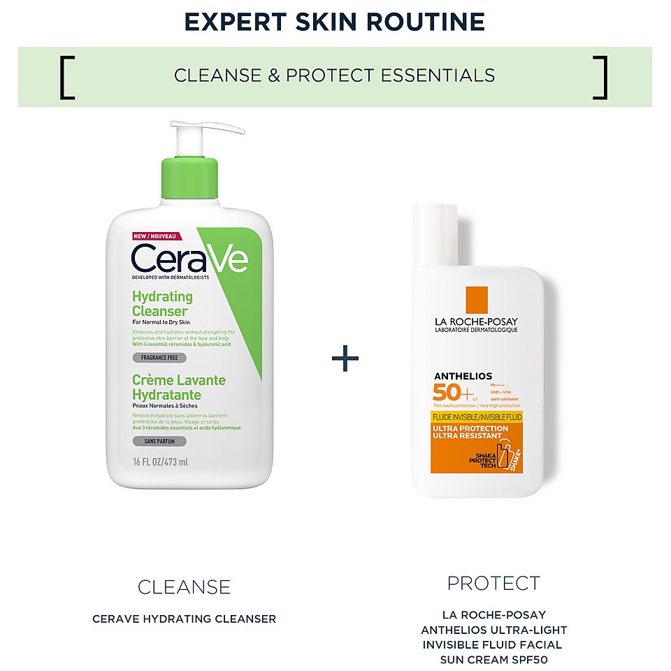 Cleanse and Protect Essentials Expert Skin Routine Bundle