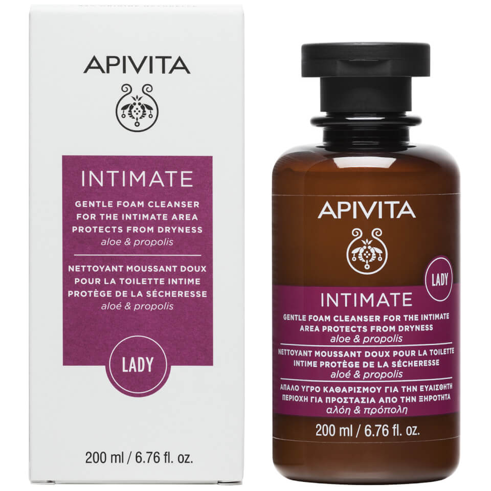 APIVITA Gentle Foam Cleanser for the Intimate Area that Protects From Dryness 200ml
