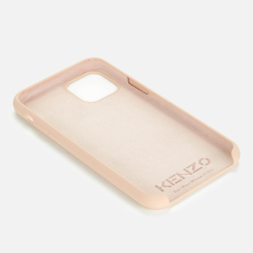 KENZO iPhone 11 Pro Silicone Tiger Phone Case - Pastel Pink