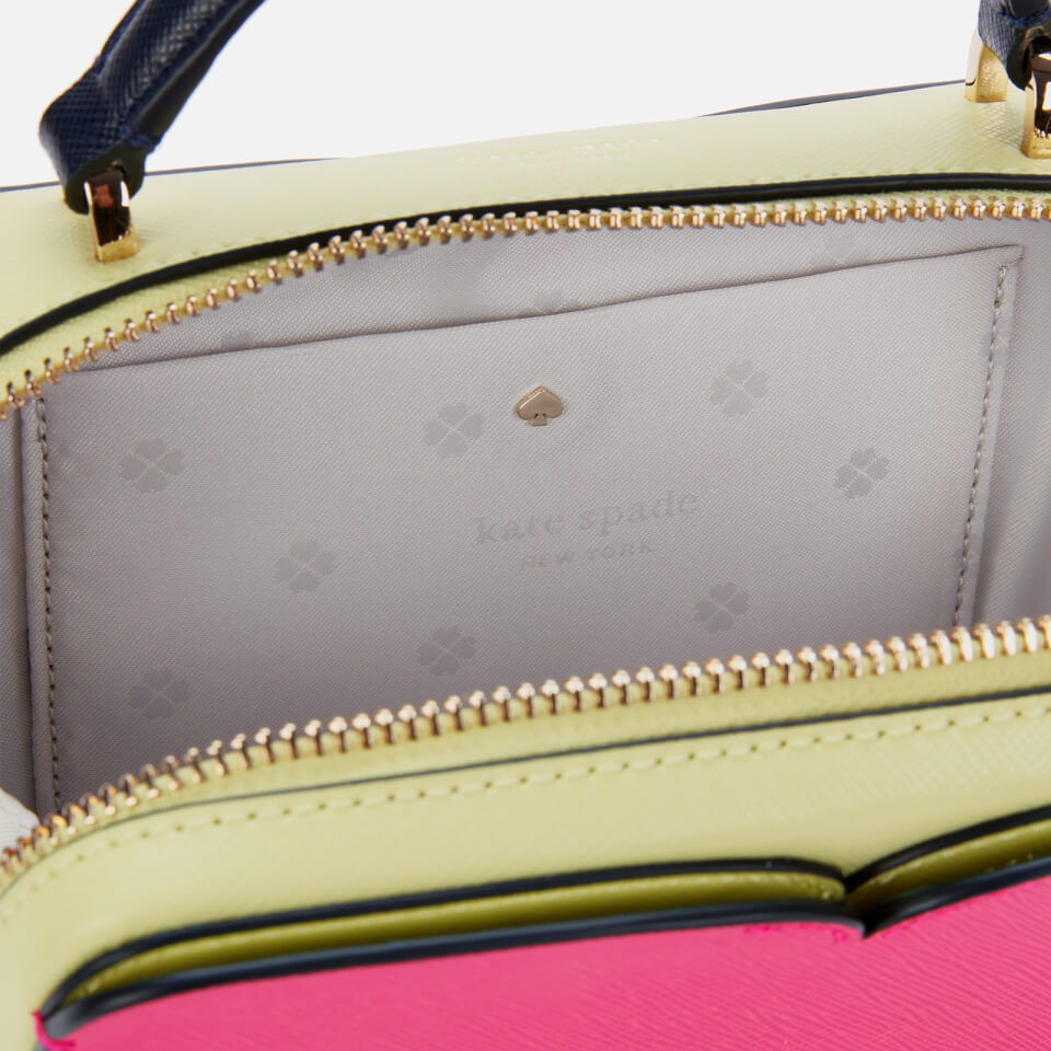 Kate Spade New York Women's Vanity Mini Top Handle Bag - Shocking Magenta Multi