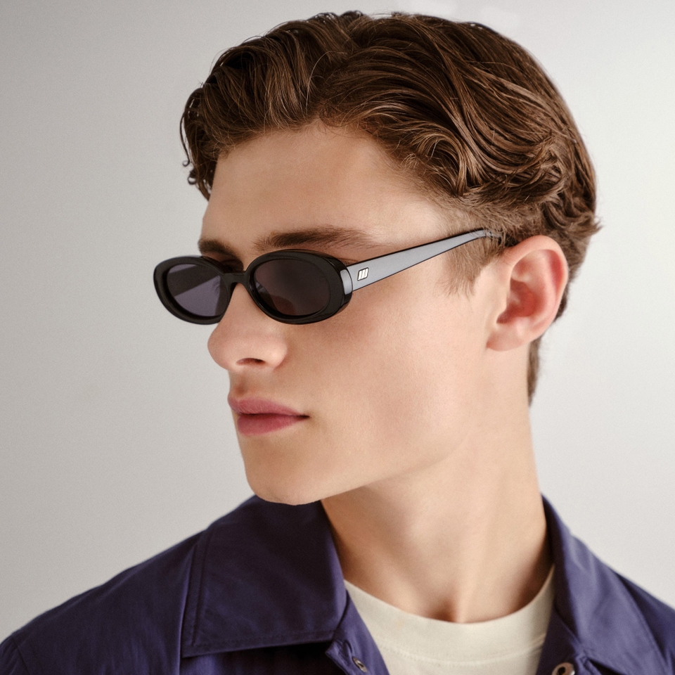 Le Specs Outta Love Acetate Oval-Frame Sunglasses