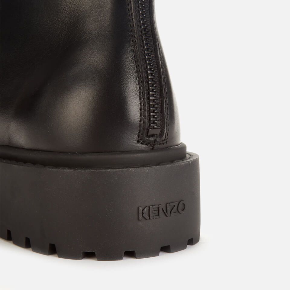 KENZO Men's Pike Leather Lace Up Boots - Black