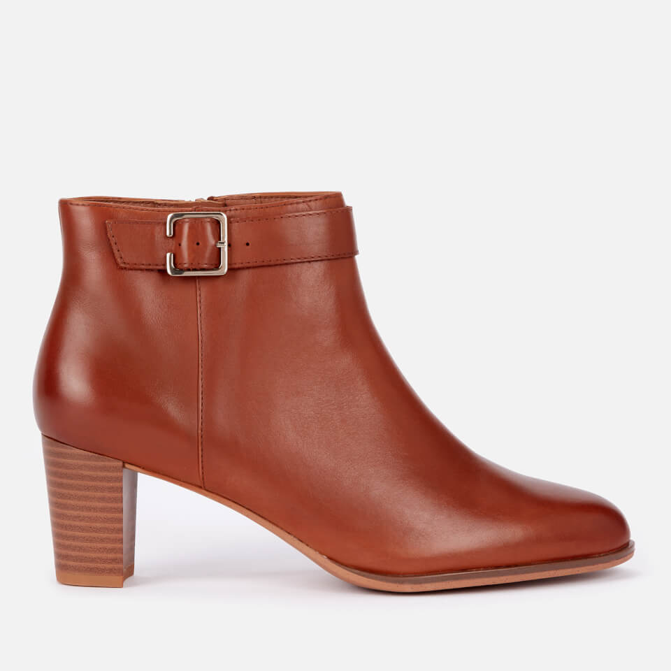 Clarks womens tan ankle boots cheap