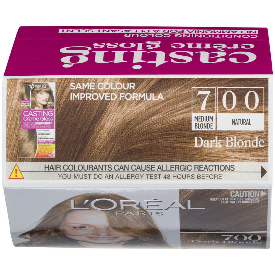 L'Oréal Paris Casting Creme Gloss Semi-Permanent Hair Colour - Dark Blonde 700