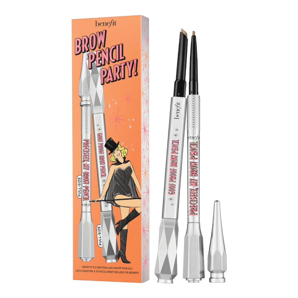 benefit Brow Pencil Party Goof Proof & Precisely my Brow Duo Set - Shade 02 Warm Golden Blonde