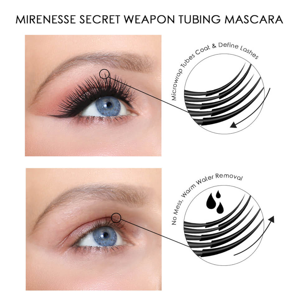 mirenesse Secret Weapon Super Long 24 Hour Mascara Duo