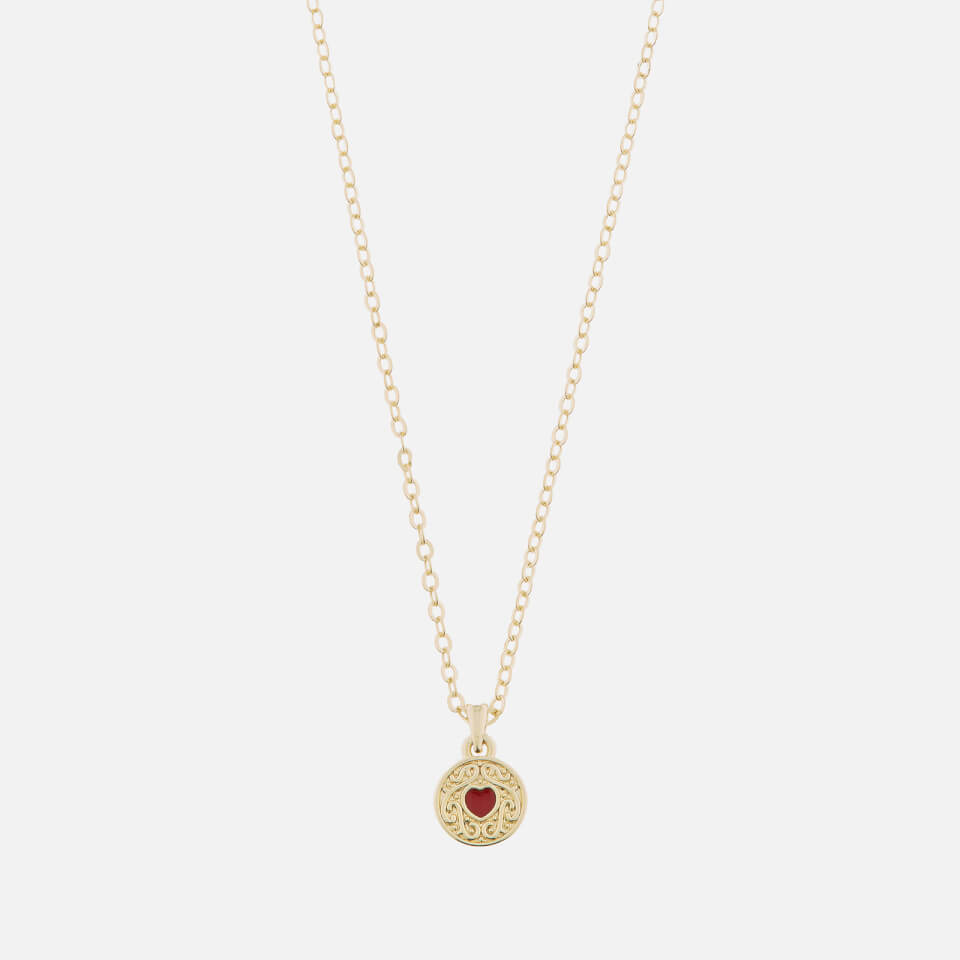 Ted Baker Women's Baltia Biscuit Button Pendant - Pale Gold