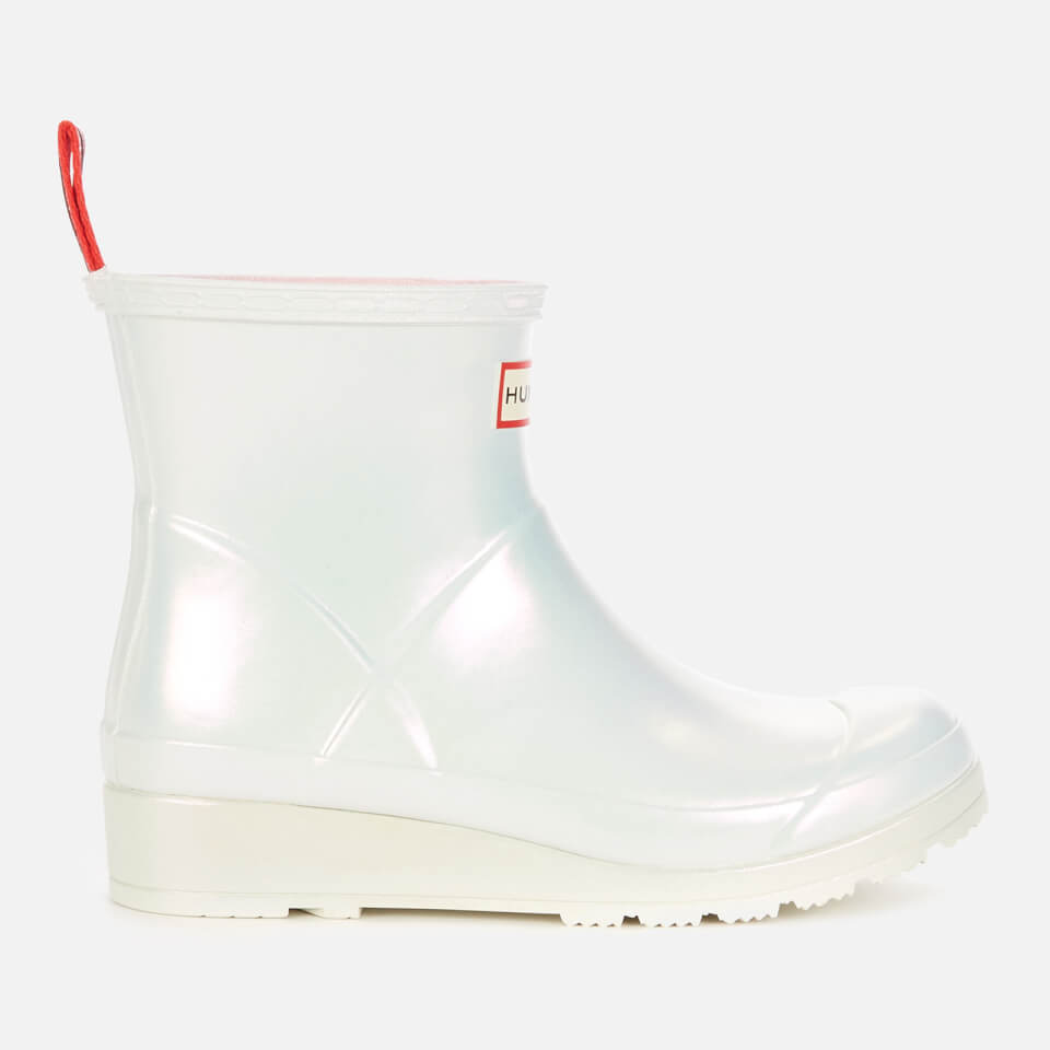 Short silver hunter boots new arrivals