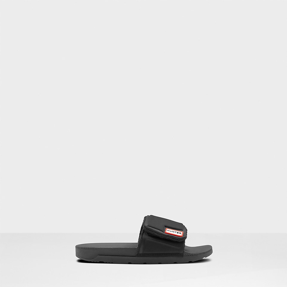 Hunter slides black on sale