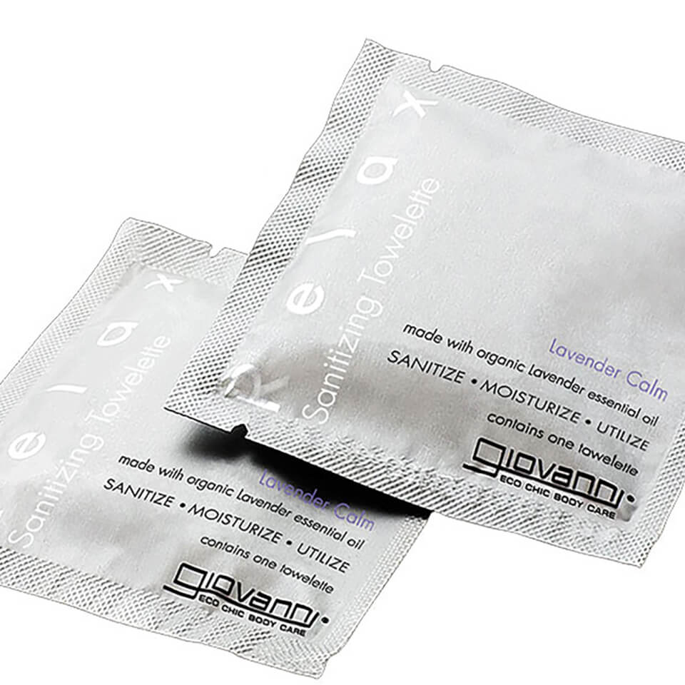 Giovanni Mixed Sanitiser Towelettes (Pack of 20)