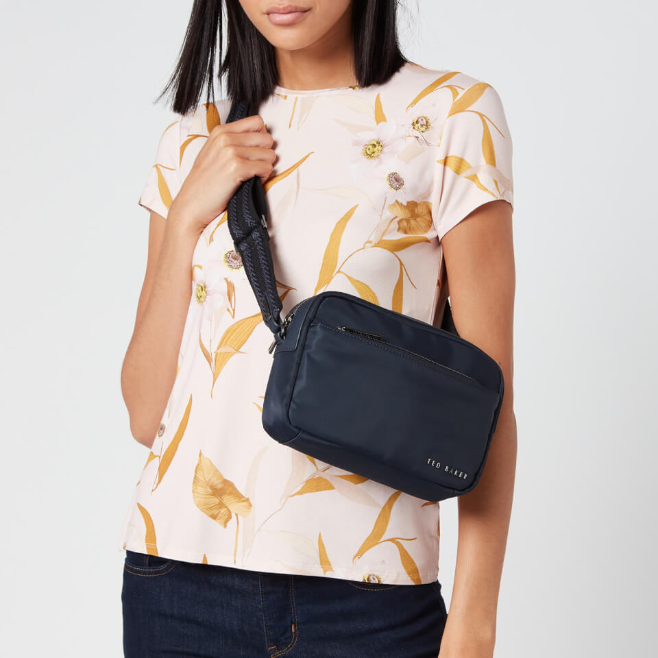 Ted Baker Women's Madiira Plain Nylon Camera Bag - Dark Blue