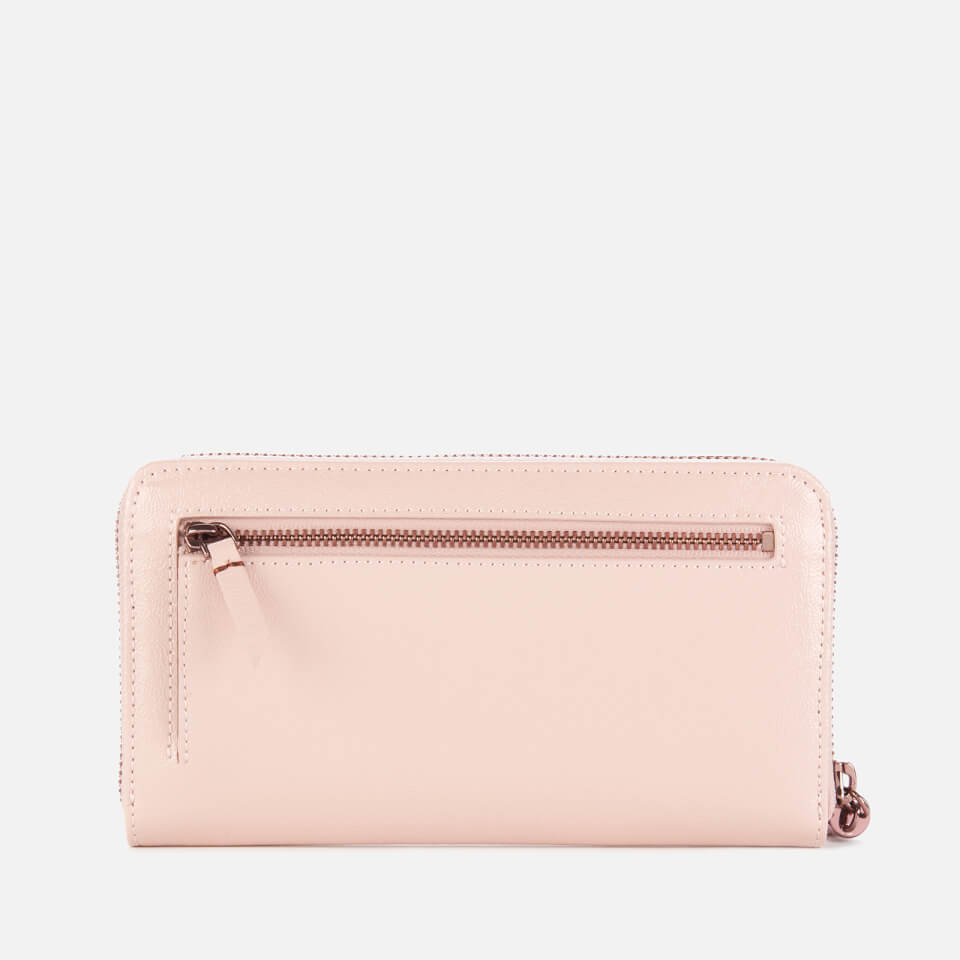 Ted Baker Women's Vonni Patent Tassel Zip Around Matinee - Nude Pink