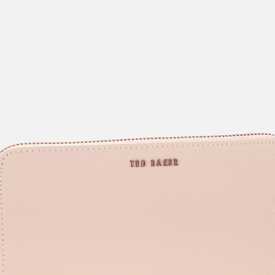 Ted Baker Women's Vonni Patent Tassel Zip Around Matinee - Nude Pink