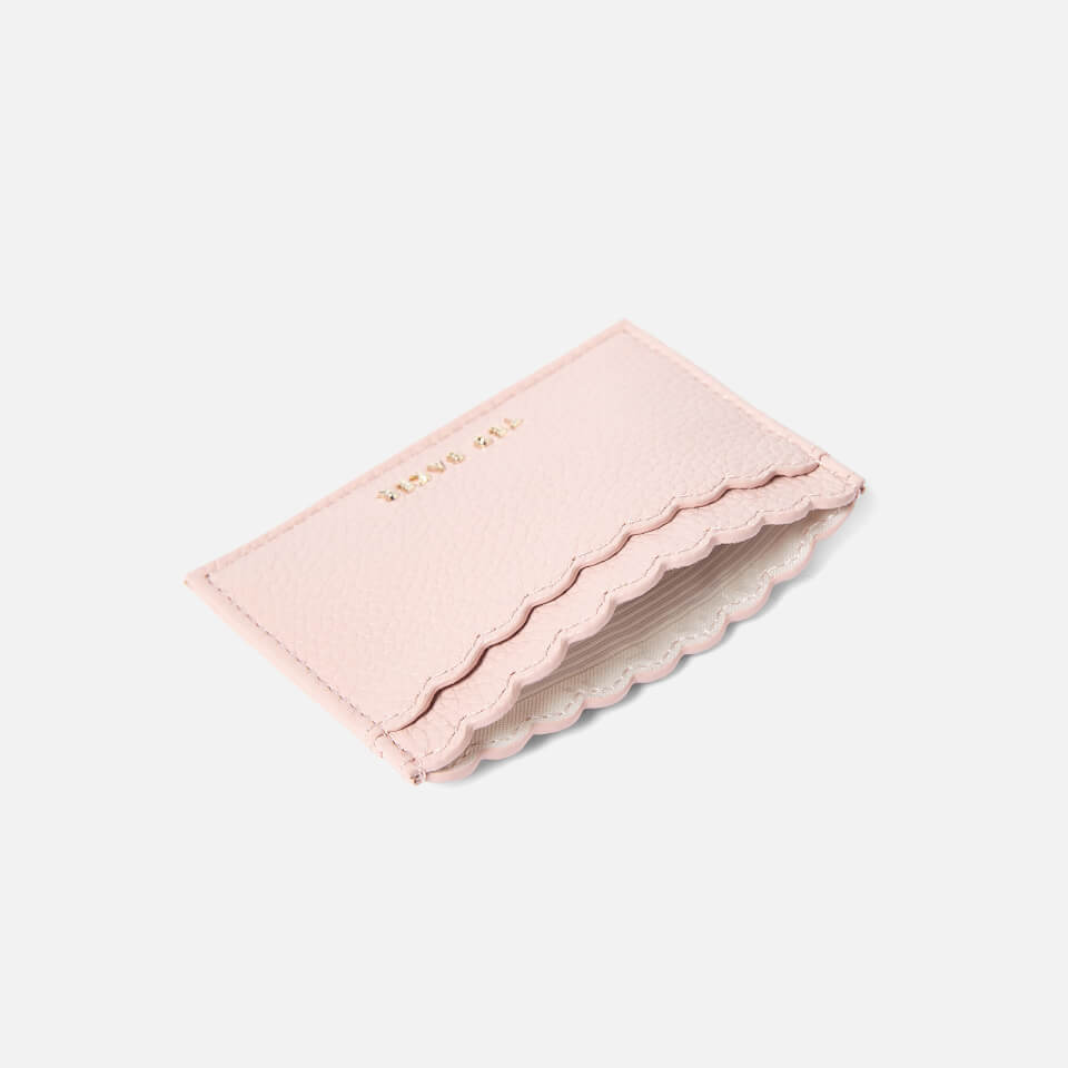Ted Baker Women's Vivaah Scalloped Credit Card Holder - Nude Pink