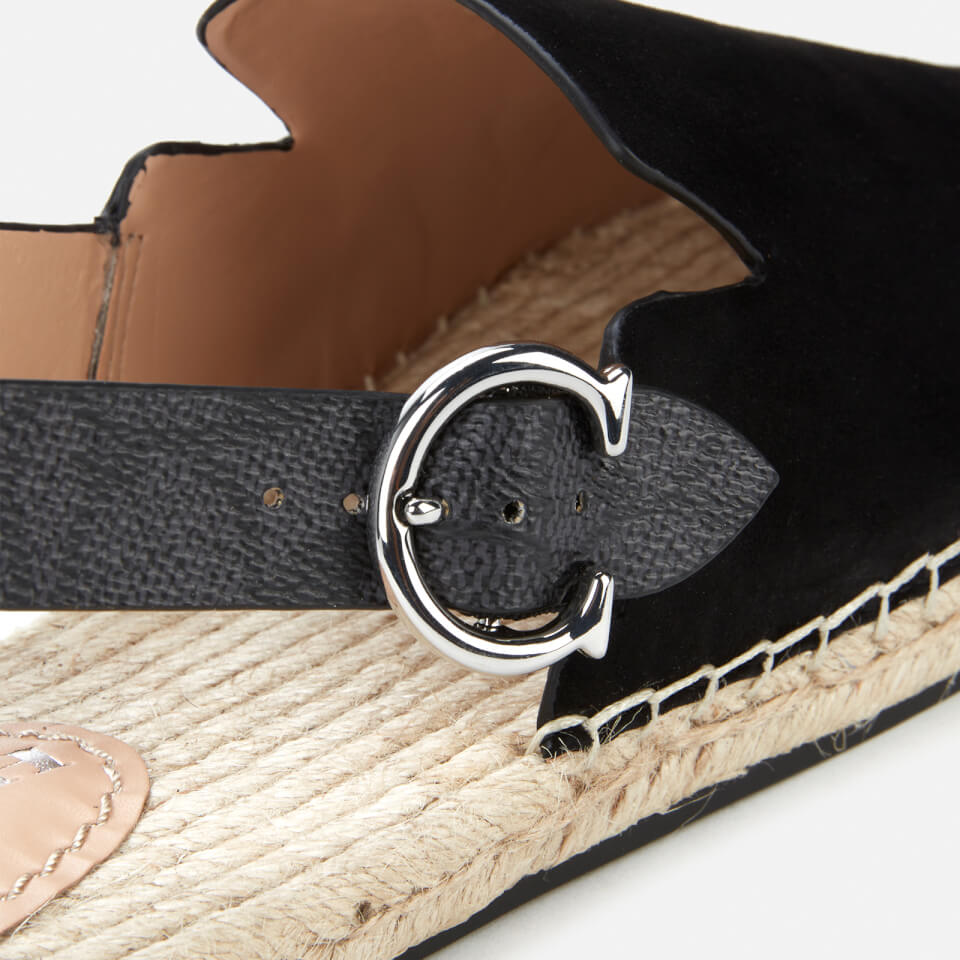 Coach Women s Candice Suede Espadrilles Black Coggles