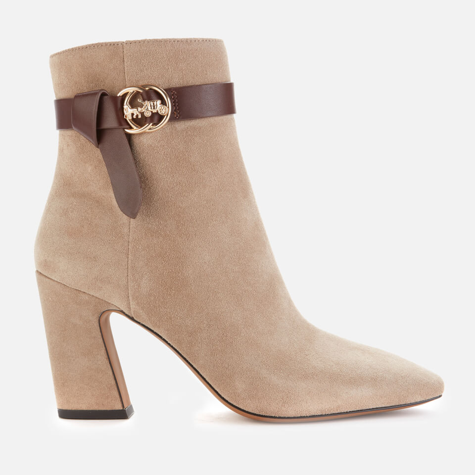 Coach heeled boots clearance