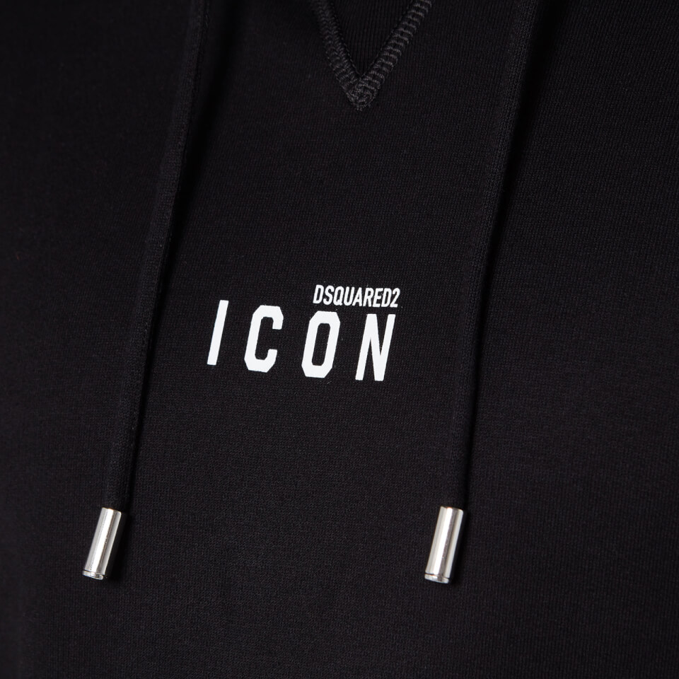 関税送料込【DSQUARED2】ピクセル ICON クール フーディー black DSQUARED2 ディースクエアード Icon パーカー | ブラック