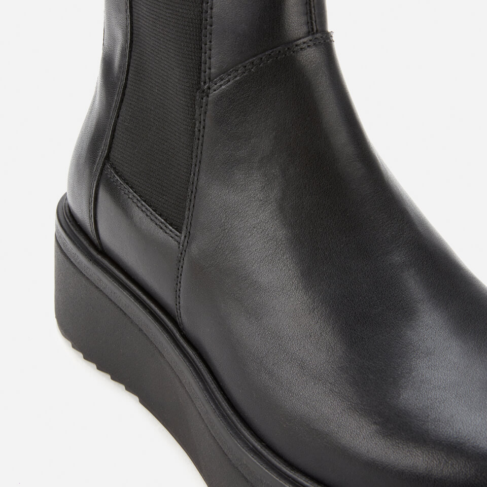 Vagabond Women's Tara Leather Chunky Chelsea Boots - Black