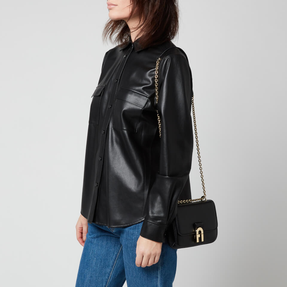 Furla Women's Cosy Mini Shoulder Bag - Black