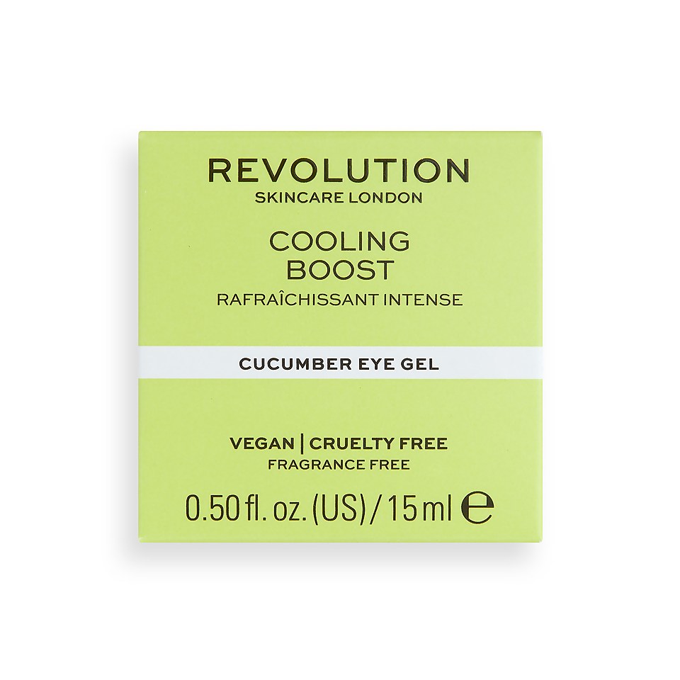 Revolution Skincare Cooling Boost Cucumber Eye Gel 15ml