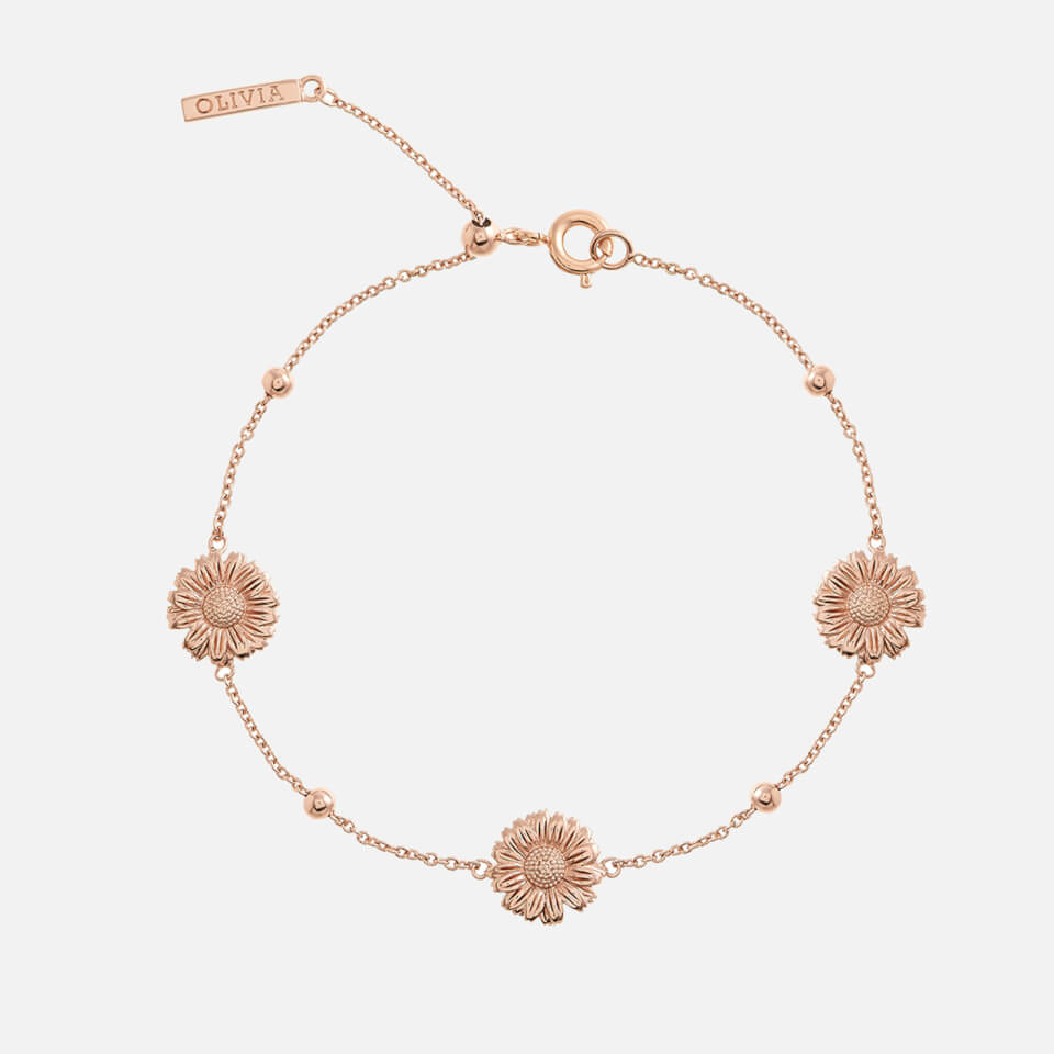 Olivia Burton Women's Daisy Chain Bracelet - Rose Gold