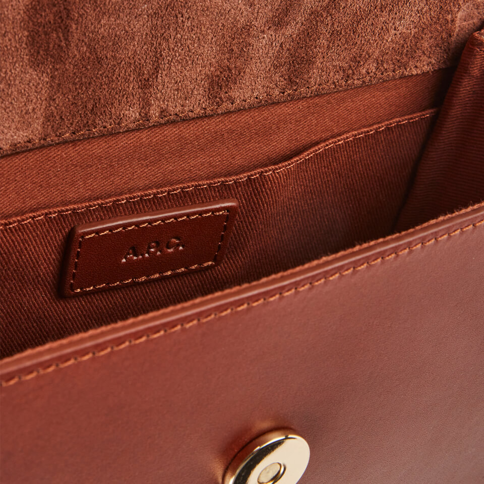 A.P.C. Women's Geneve Mini Bag - Hazelnut | Coggles A.P.C. Women's Geneve Mini Bag - Hazelnut | Coggles