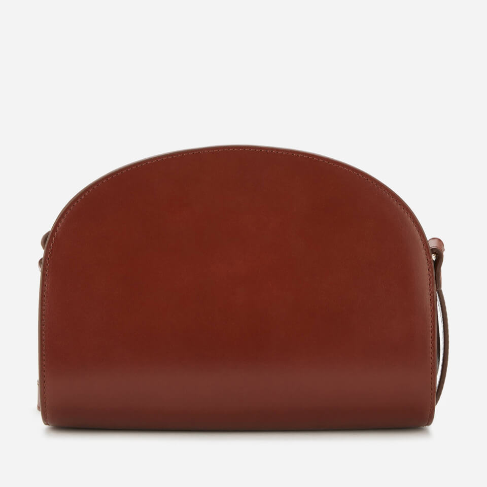 A.P.C. Clutch Demi-Lune Leather Bag
