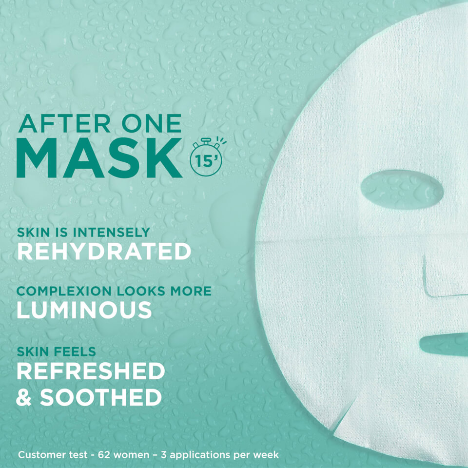 Garnier Moisture Bomb Aloe Vera Hyaluronic Acid Hydrating Face Sheet Mask 32g