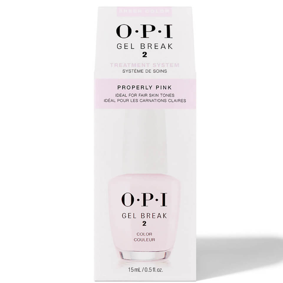 OPI Gel Break Sheer Colour Properly Pink 15ml