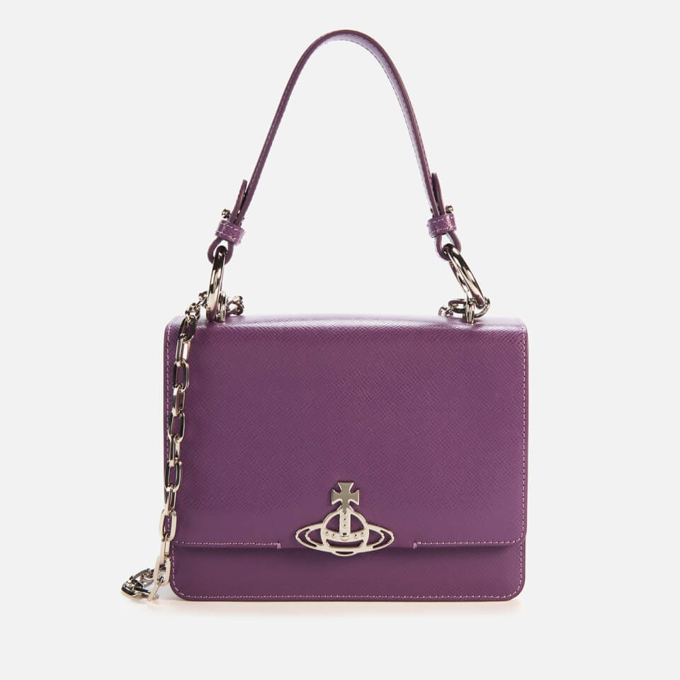Vivienne Westwood Women's Debbie Medium Bag with Flap - Purple