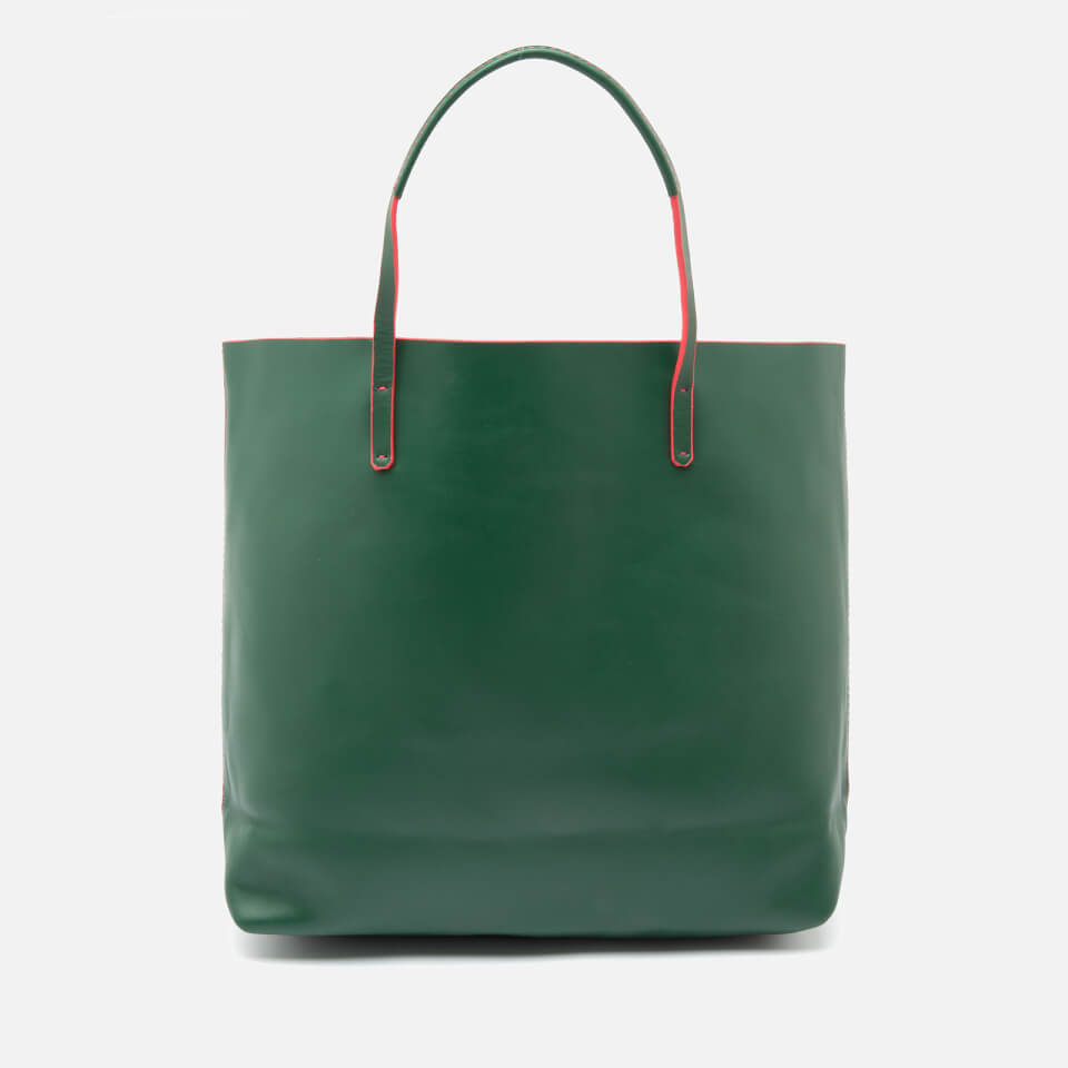Vivienne Westwood Women's I Am Expensive Leather Shopper - Green