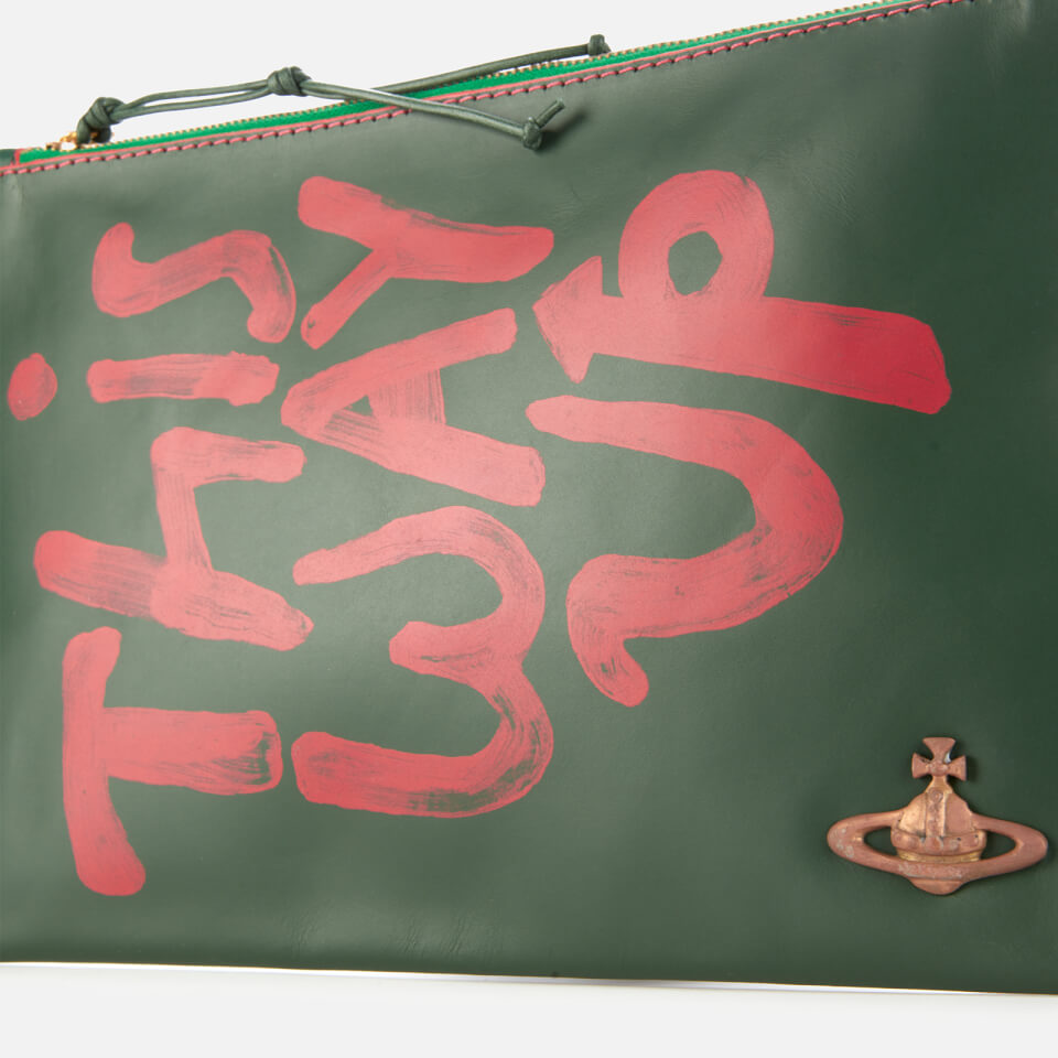 Vivienne Westwood Women's I Am Expensive Pouch - Green