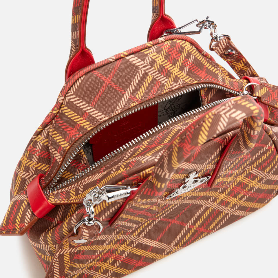 Vivienne Westwood Women's Derby Small Yasmine Bag - Brown/Tartan