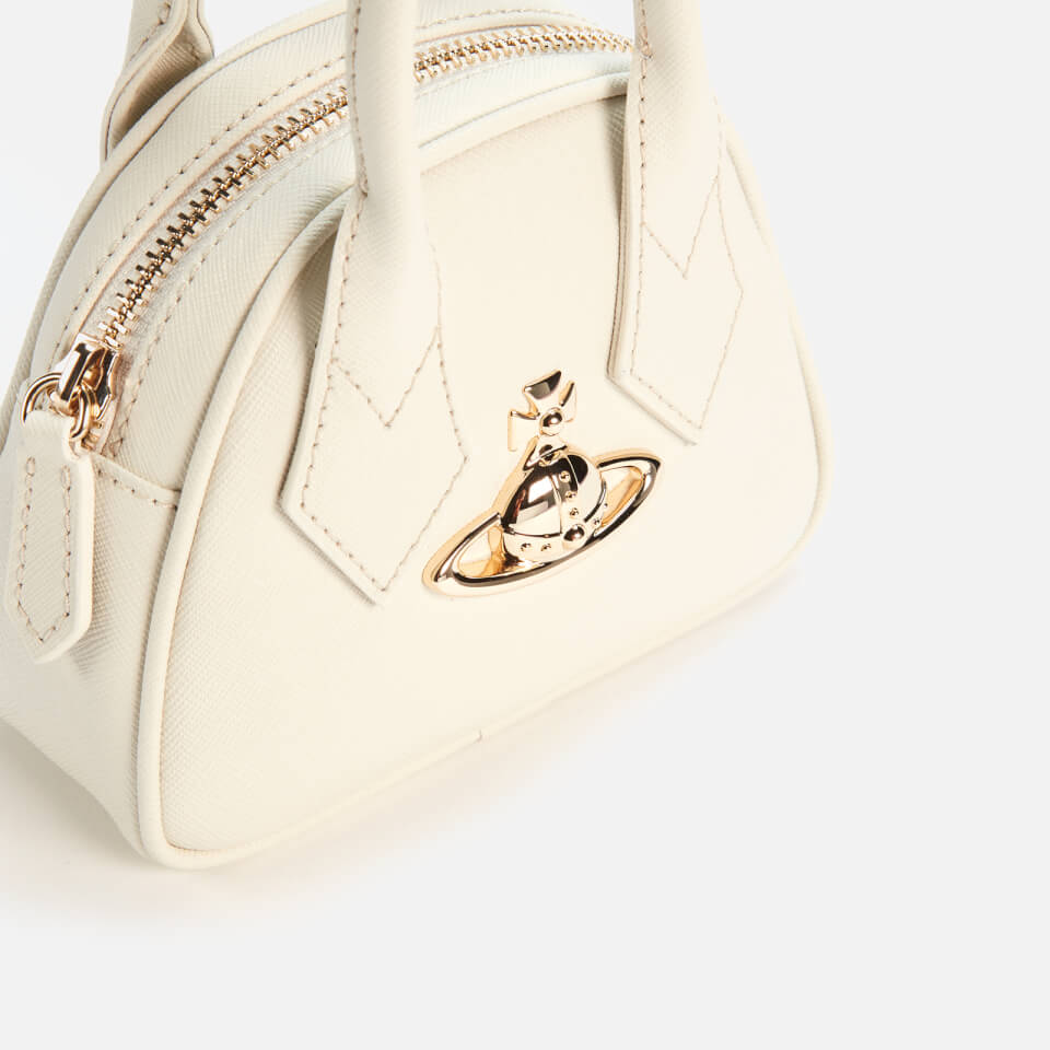 Vivienne Westwood Mini Yasmine Saffiano Leather Crossbody Bag