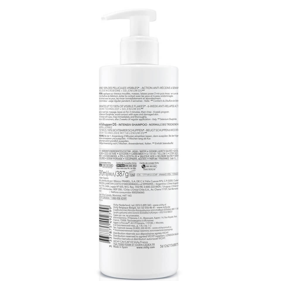 VICHY Dercos Anti-Dandruff Shampoo for Normal/Oily Hair 390ml