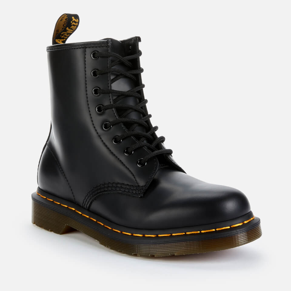 Dr. Martens 1460 Smooth Leather 8-Eye Boots - Black