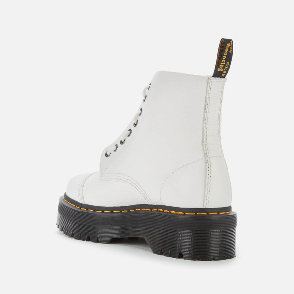 Dr martens sale white zip